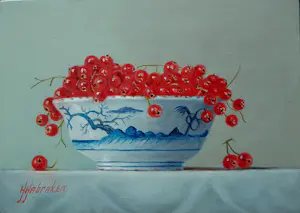 Hans Habraken - Chinees schaaltje met bessen kopen? Bied vanaf 295!