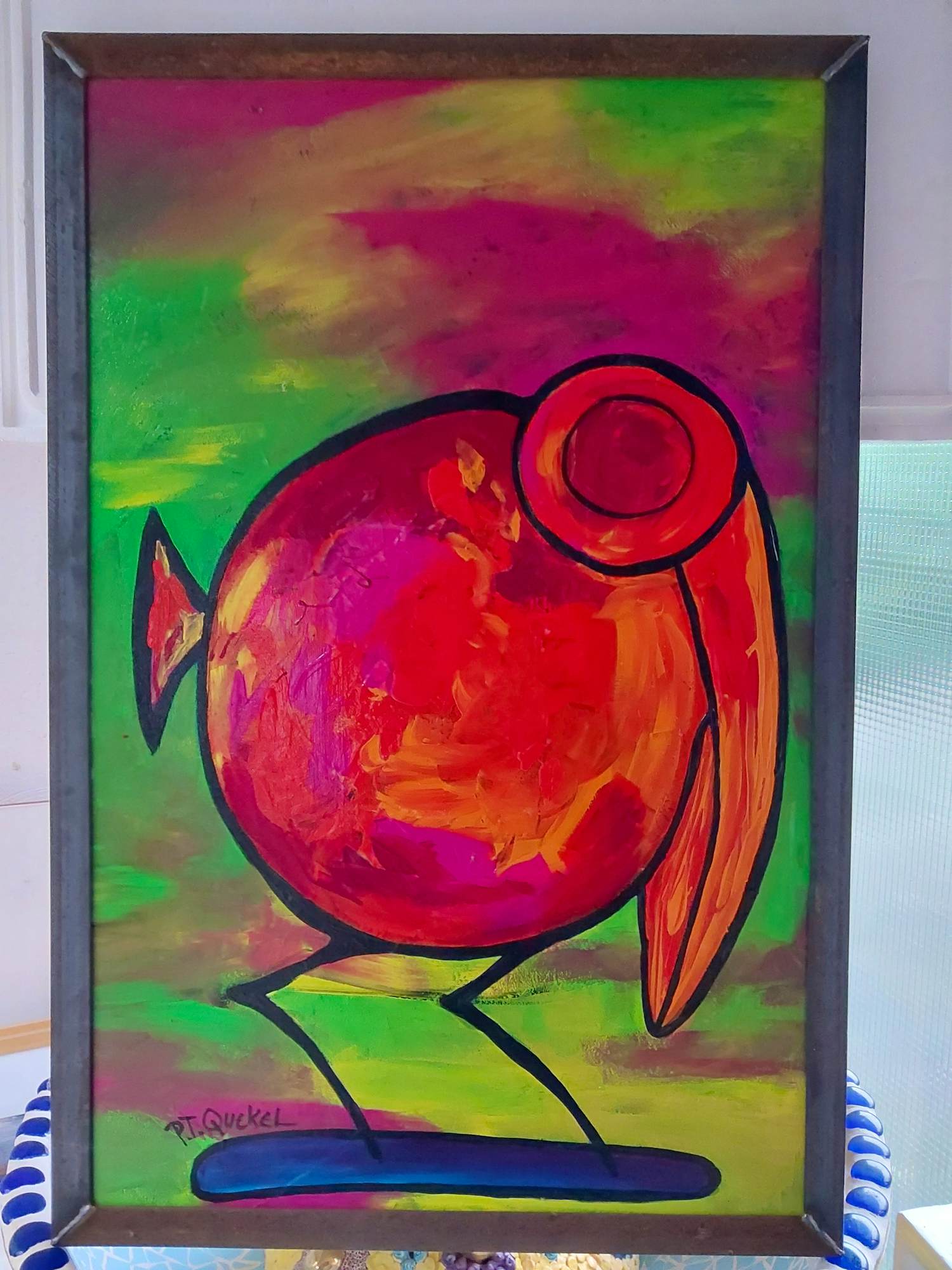 Piet Quekel - Vurige vogel. kopen? Bied vanaf 200!