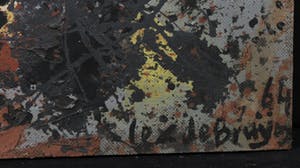 Lex de Bruijn - Gemengde techniek op paneel, Tijdloos geboorte = dood III (Zeer Groot) kopen? Bied vanaf 1!