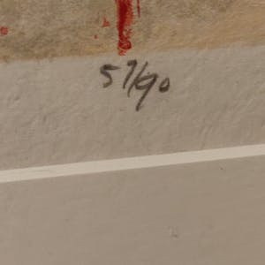 Alexander Vogels - Zeefdruk handgesigneerd kopen? Bied vanaf 65!