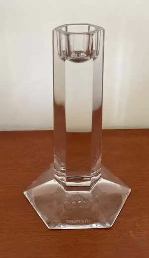 Frank Lloyd Wright - Kristallen kandelaar uitgevoerd voor Tiffany & Co kopen? Bied vanaf 50!