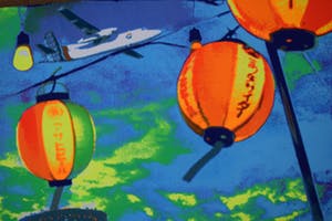Henk van der Vet - Kleurenzeefdruk - Fokker Friendship in China kopen? Bied vanaf 30!