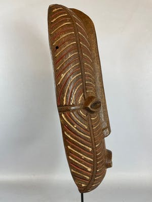 Songye - 211027 - Tribal used African Songye Kifwebe mask - Congo. kopen? Bied vanaf 45!