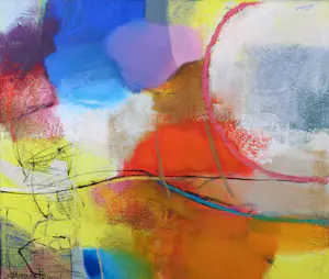 AcheterHeleen van der Tuin - Olieverf op doek, Abstracte compositie? Enchérissez de 250!