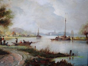 Leendert de Vogel - dorpje met overzetveer kopen? Bied vanaf 250!