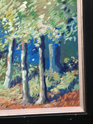 Joub Wiertz - lente in het bos (te Overijssel?) kopen? Bied vanaf 125!