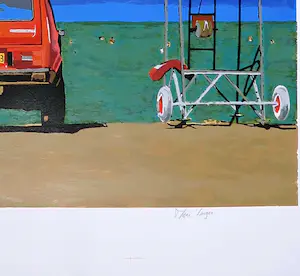 Marc Langer - Zeefdruk, Sauveteur kopen? Bied vanaf 60!