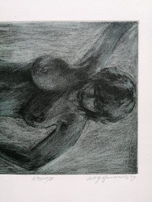 Niet of onleesbaar gesigneerd - Wolff Buchholz - Weiblicher Akt - Handgesigneerd kopen? Bied vanaf 1!