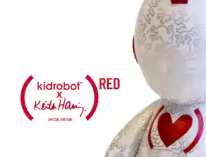 Keith Haring - Kidrobot 7inch (Red) Special Edition vendu pour 85€ !