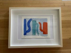 Klaas Gubbels - met aquarel ingekleurde ets - 2 kopen? Bied vanaf 345!