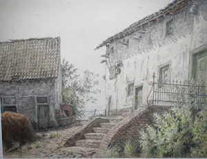 Gerrit N. Woudt - Schweiberg, Zuid-Limburg - - Fraaie zuurvrije inlijsting kopen? Bied vanaf 100!