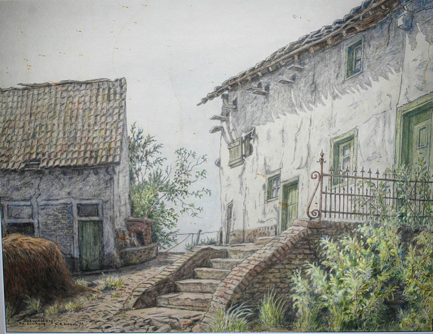 Gerrit N. Woudt - Schweiberg, Zuid-Limburg - - Fraaie zuurvrije inlijsting kopen? Bied vanaf 100!