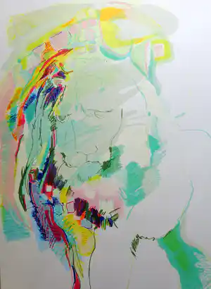 Marijke Boomsma - PHILADELPHIA LION / KLEURZEEFDRUK / 99x70cm / SIG / 1992 verkauft für € 45!