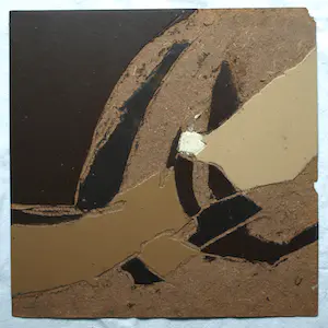 Fon Klement - 4 beschilderde hardboard platen, gebruikt als drukplaten voor de drukpers kopen? Bied vanaf 1!