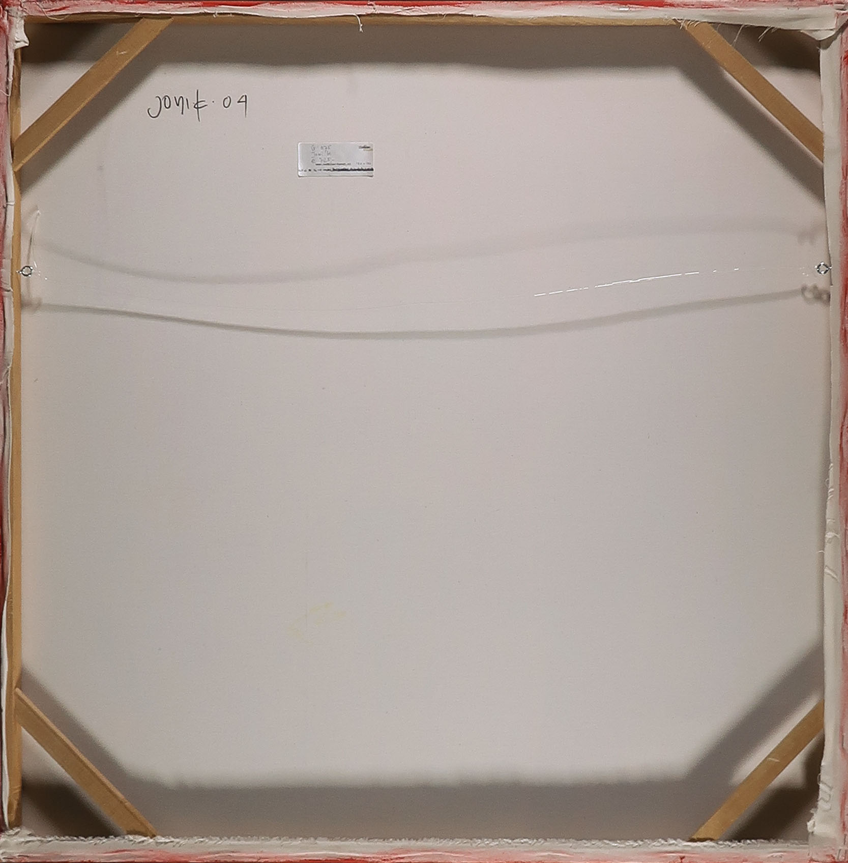 Niet of onleesbaar gesigneerd - Acryl op doek, Zonder titel - Ingelijst (Groot) kopen? Bied vanaf 1!