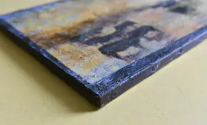 Jean-Jacques Marie - Paysage de Camargue avec ses taureaux en hiver kopen? Bied vanaf 220!