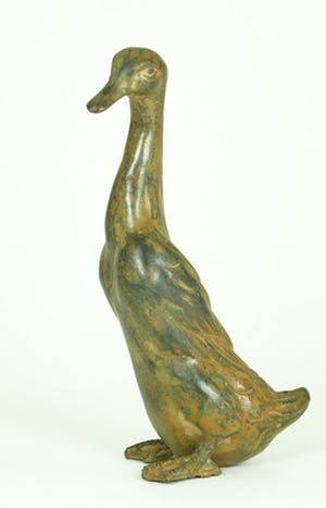 Pierre Chenet - Bronzen beeld van gans kopen? Bied vanaf 65!