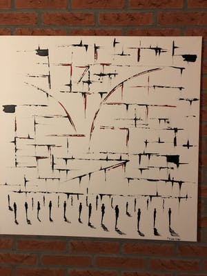 Filip ŁOZIŃSKI - Abstract figuren kopen? Bied vanaf 145!