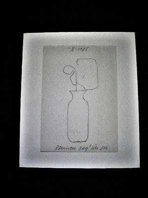 Franz Eggenschwiler - Gründer Berner Arbeitsgemeinschaft -Telefonzeichnung- Blumen sag ich Sie! kopen? Bied vanaf 48!