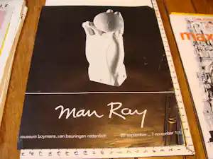 Man Ray - tentoonstellingsaffiche verkauft für € 10!