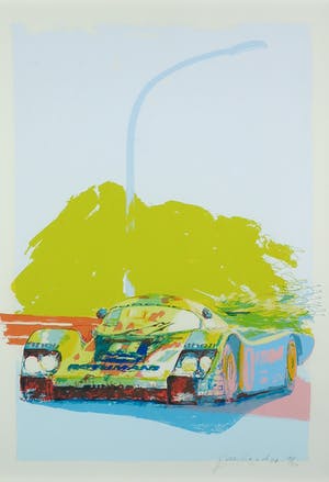 Frank Gude - Zeefdruk, Rothmans - Ingelijst kopen? Bied vanaf 1!