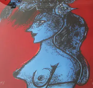 Corneille - Naakt met vogel en kat kopen? Bied vanaf 300!