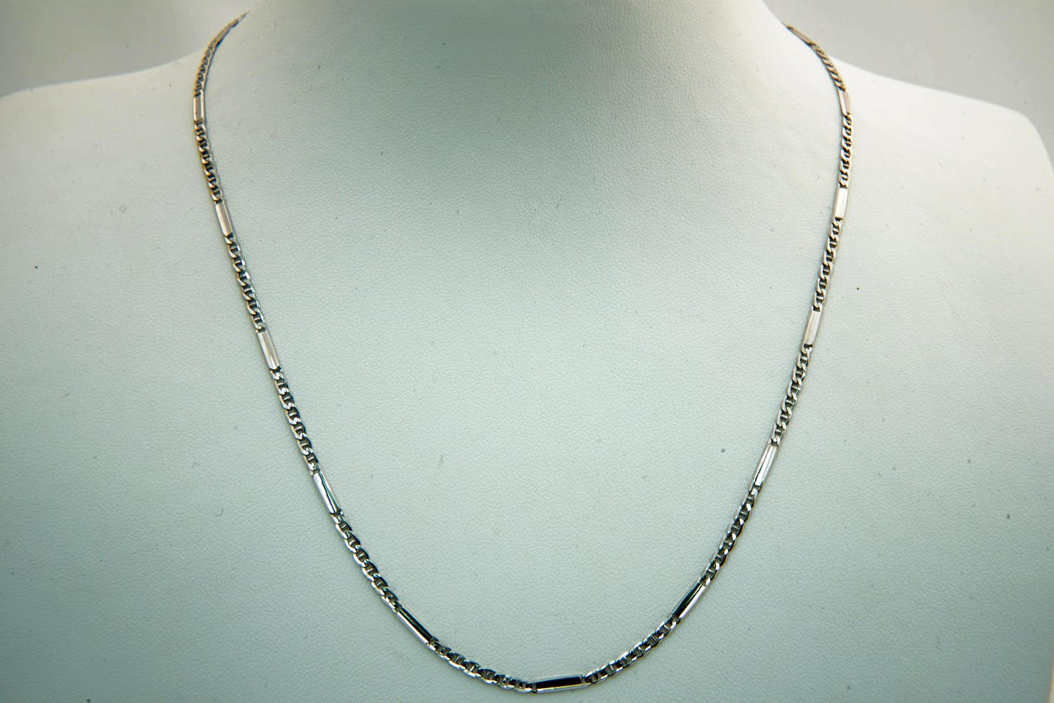 52 - 14 karaat wit gouden collier kopen? Bied vanaf 200!