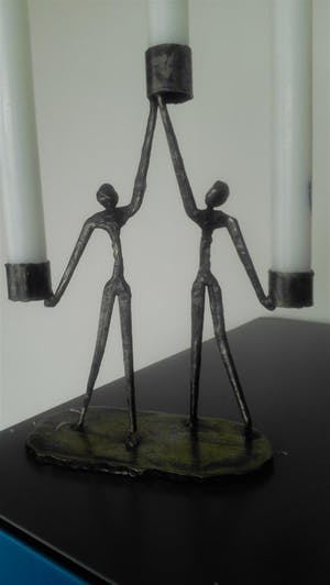 Brons (Onbekend) - kandelaar de verlichters kopen? Bied vanaf 21!