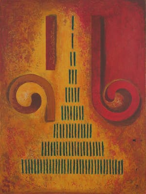 Jan van Delft - Zeefdruk, Fibonacci - Ingelijst kopen? Bied vanaf 1!