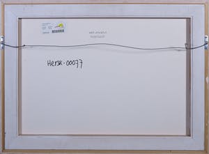 Jacob Herskind - Acryl op board, Affairs 077 - Ingelijst kopen? Bied vanaf 1!