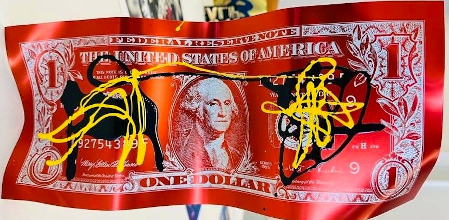 Karl Lagasse - One Dollar Red Underground kopen? Bied vanaf 870!