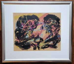 Karel Appel - "Deux Personnages" (196o) kopen? Bied vanaf 1!