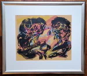 Karel Appel - "Deux Personnages" (196o) verkocht voor € 1!