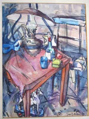 Jan Peeters - Aquarel verkocht voor € 80!