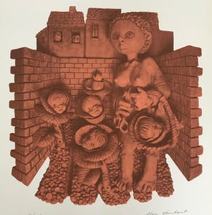 Buy May Claerhout - Jaar van het kind - Gesigneerde zeefdruk - 1978 - 23/125? Bid from 1!
