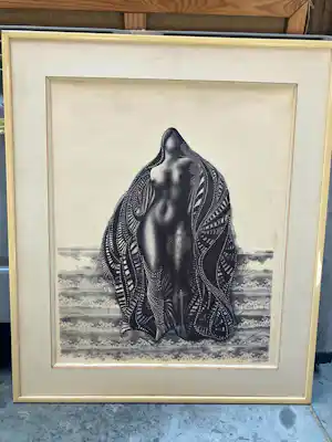 Modeste Roldan - Naakt, litho verkauft für € 77!
