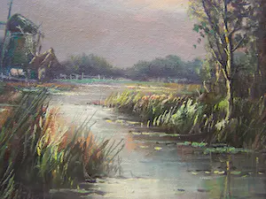 Hermanus Cornelis Hokken - Polerlansdchap met molen kopen? Bied vanaf 50!