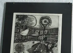 Hans van Draanen - Ets , Zonder titel - 1971 kopen? Bied vanaf 1!