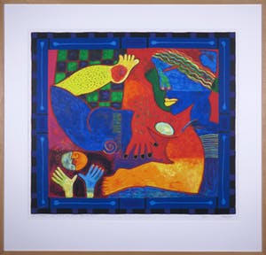 Clemens Briels - Zeefdruk, Life is nothing... - Ingelijst (Groot) kopen? Bied vanaf 80!