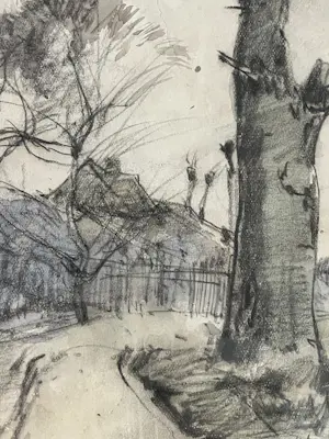 Xeno Munninghoff - Zicht op boerderijen Unksepad te Oosterbeek kopen? Bied vanaf 70!