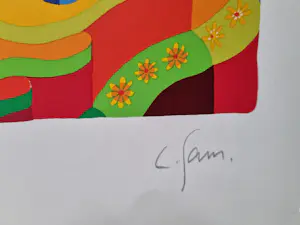 Louis Gans - Fantasielandschap kopen? Bied vanaf 75!