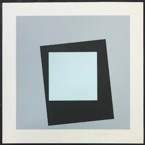 Anton Stankowski - Zeefdruk, Geometrische compositie kopen? Bied vanaf 70!