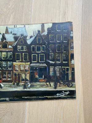 Tinus de Jongh - Stadsgezicht kopen? Bied vanaf 125!