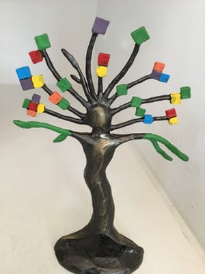 Corry Ammerlaan - Sculptuur “ Groei en bloei ! “ kopen? Bied vanaf 68!