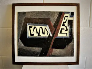 Willy Rams - Naïeve kunstenaar - olieverf 1981 - Abstrakte boom - gesigneerd kopen? Bied vanaf 39!