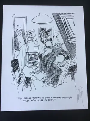 Peter van Straaten - mijn belangstelling is zuiver wetenschappelijk lig je nog of al in bed kopen? Bied vanaf 65!