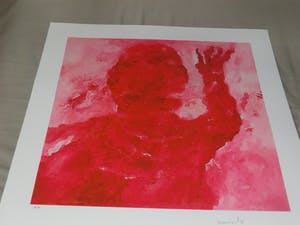 Armando - Roter Kopf, Giclee op katoenpapier. Spetterende kleuren! kopen? Bied vanaf 125!
