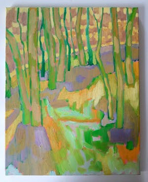 Niet of onleesbaar gesigneerd - Geel bos, Kitty van der Meer kopen? Bied vanaf 1!