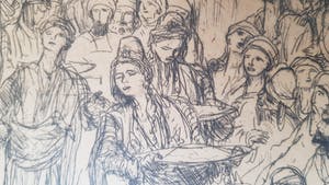 Marius Bauer - ets (groot), handgesigneerd (ingelijst) kopen? Bied vanaf 250!