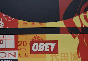 Shepard Fairey - Obey Face Collage III- Gesigneerd kopen? Bied vanaf 1!